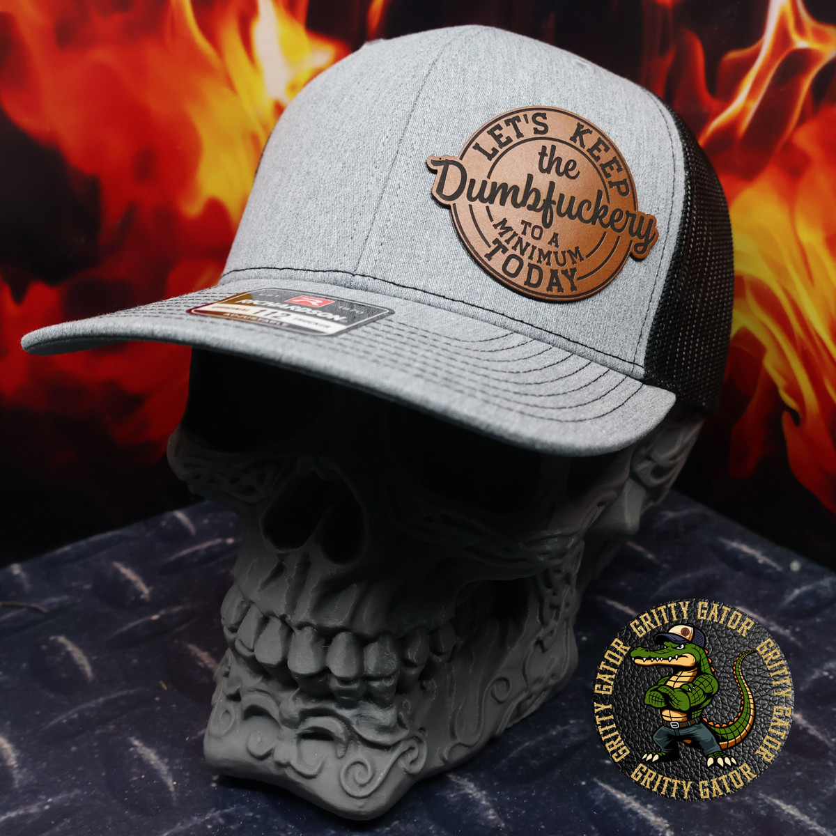 Let's Keep the Dumbfuckery to a Minimum Today Patch Hat
