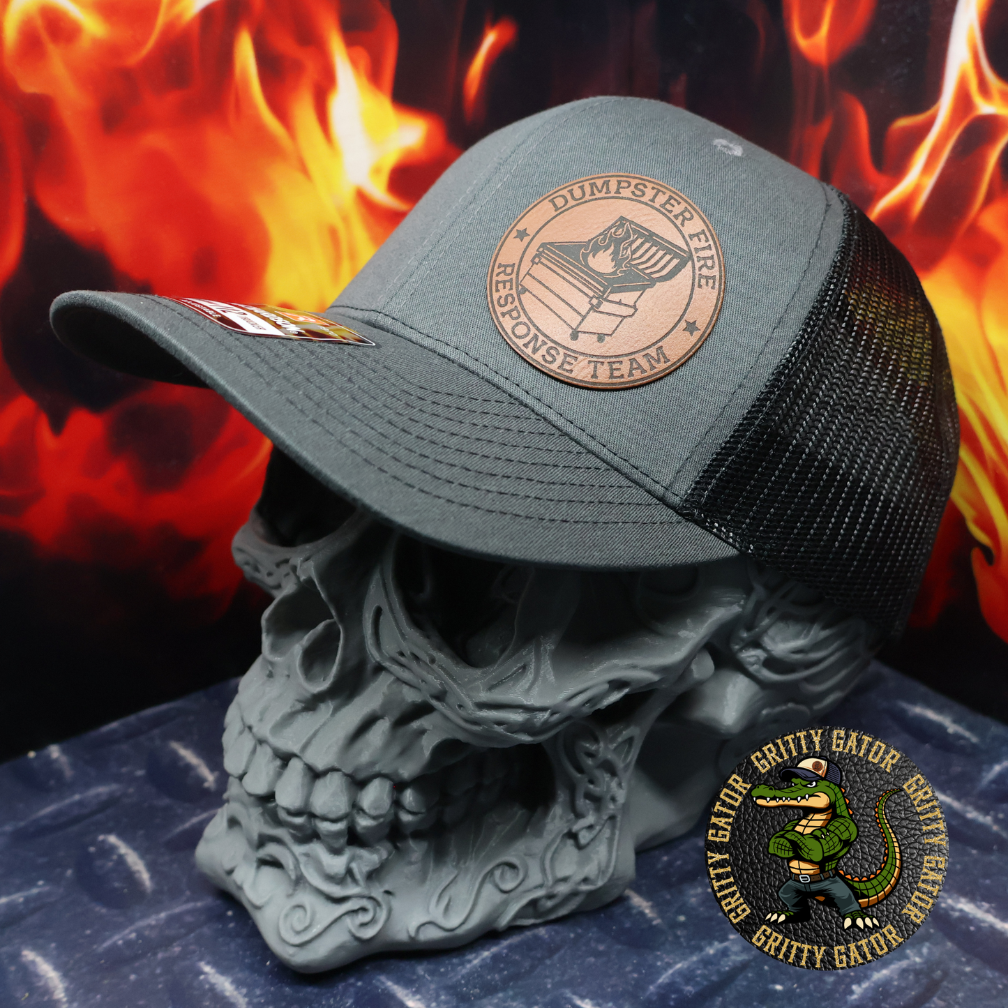 Dumpster Fire Response Team Patch Hat
