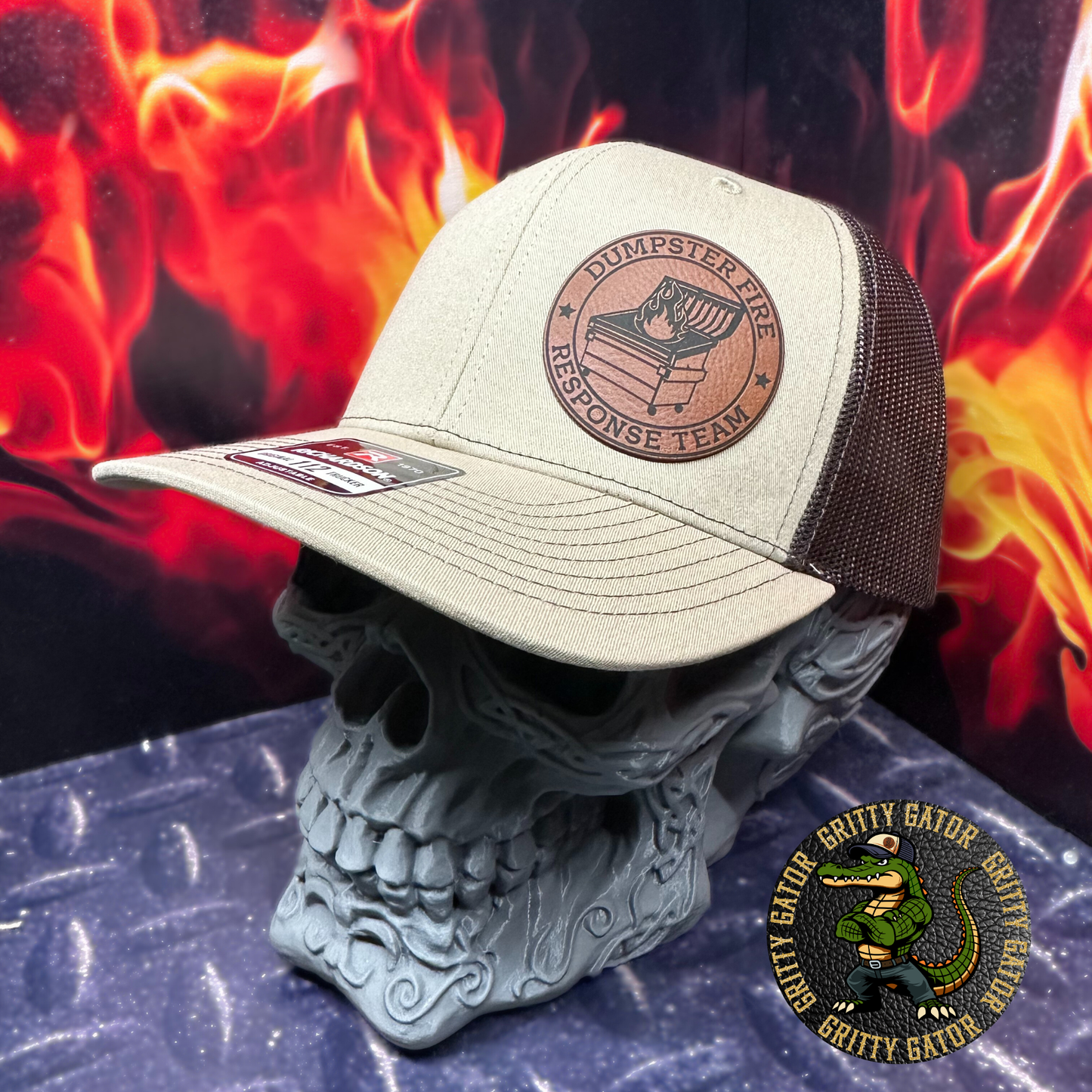 Dumpster Fire Response Team Patch Hat