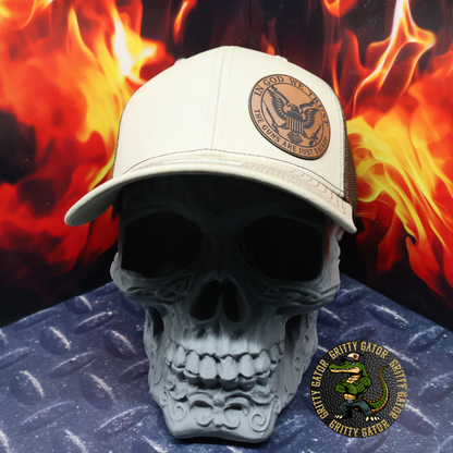 In God We Trust, The Guns Are Just Backup Patch Hat