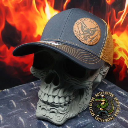 In God We Trust, The Guns Are Just Backup Patch Hat
