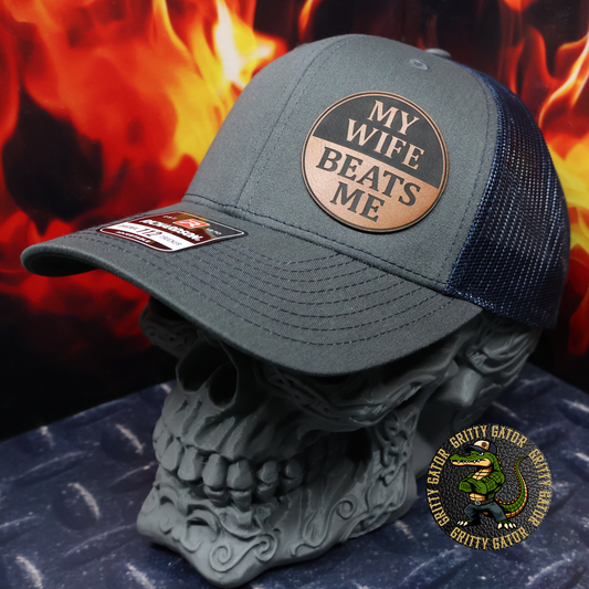 My Wife Beats Me Patch Hat