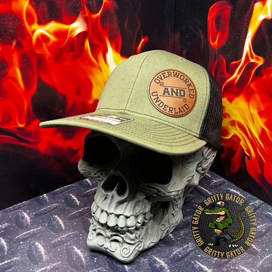 Overworked and Underlaid Patch Hat