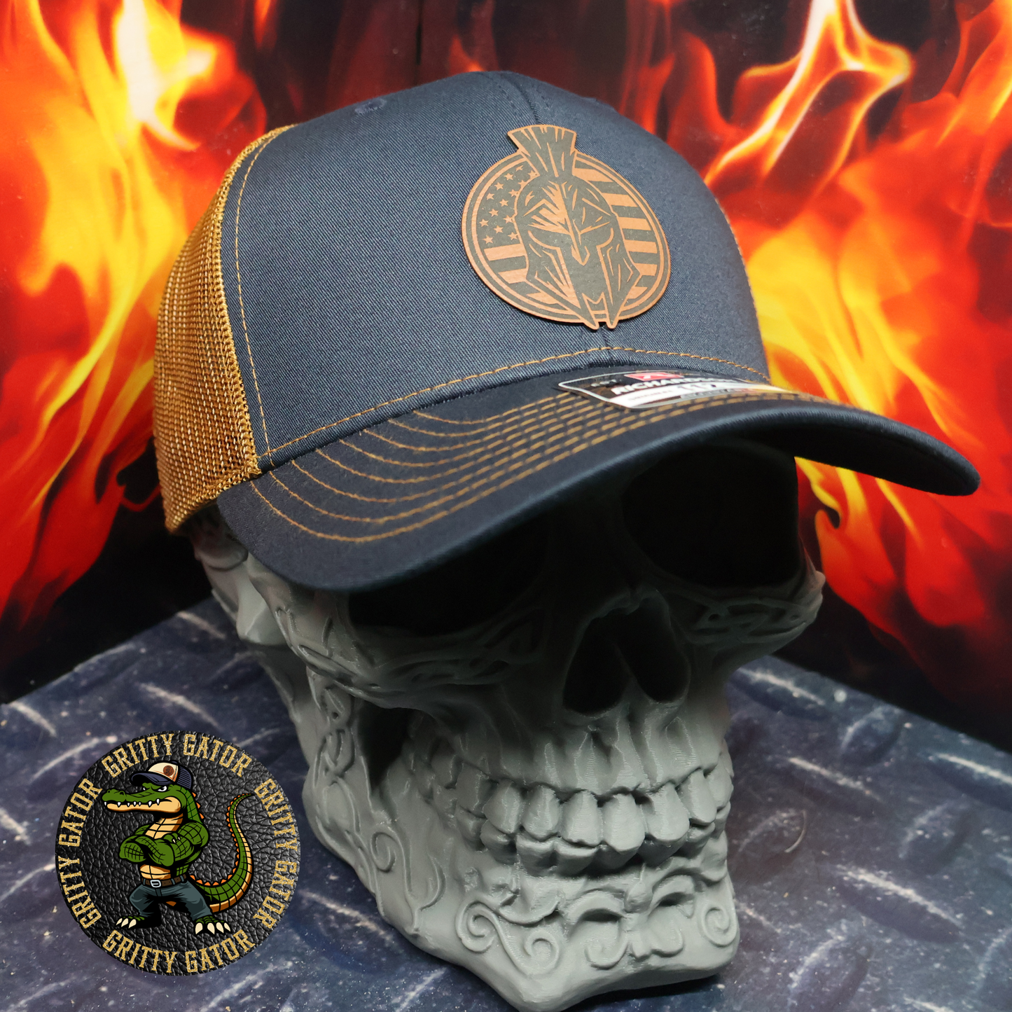 Patriotic Spartan Patch Hat