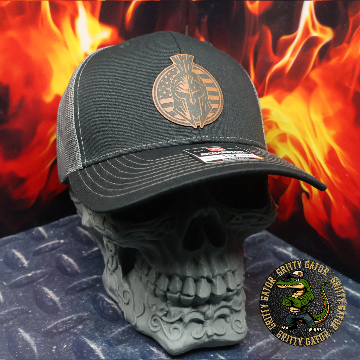 Patriotic Spartan Patch Hat