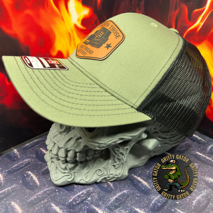 Tread on Those Who Tread on You Buckskin Patch Hat