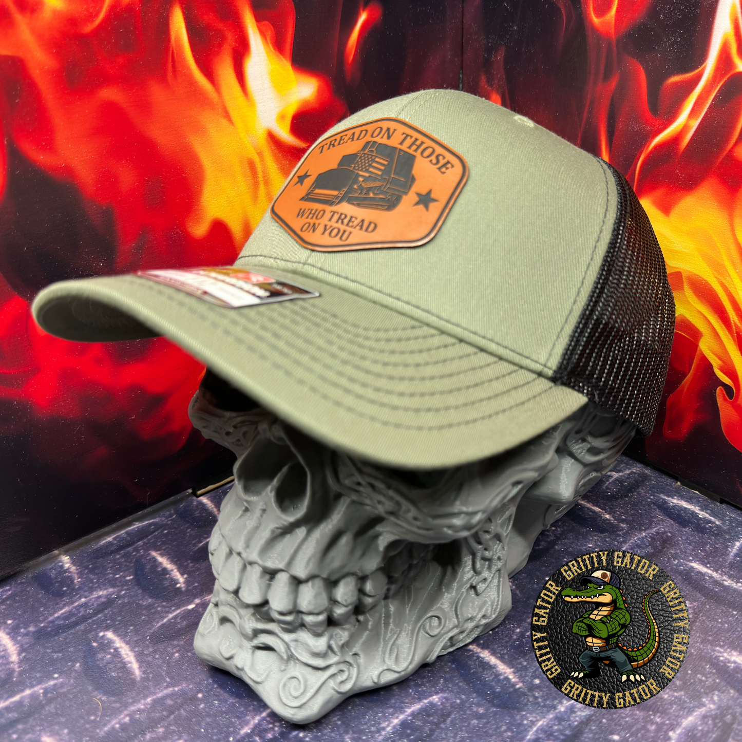 Tread on Those Who Tread on You Buckskin Patch Hat