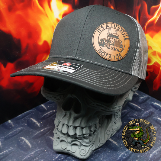 It's a Lifestyle Not a Job Trucker Patch Hat