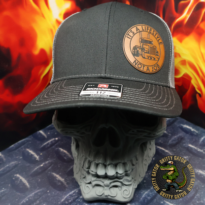 It's a Lifestyle Not a Job Trucker Patch Hat