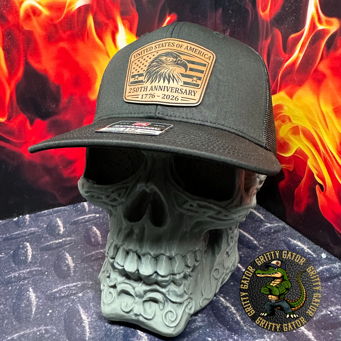 USA 250th Anniversary Patch Hat