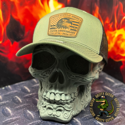 USA 250th Anniversary Patch Hat