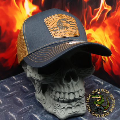 USA 250th Anniversary Patch Hat