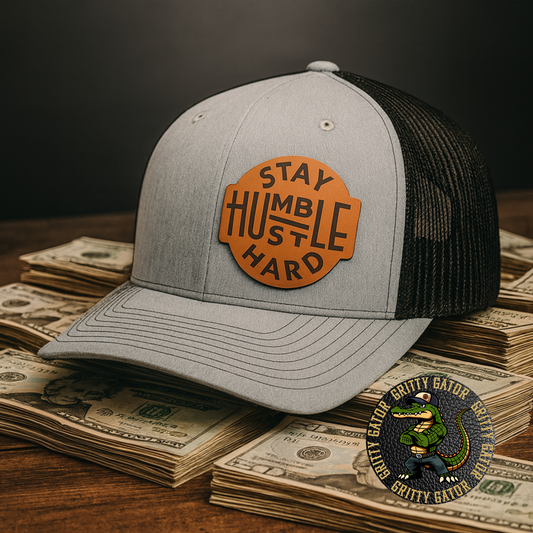 Stay Humble, Hustle Hard Patch Hat